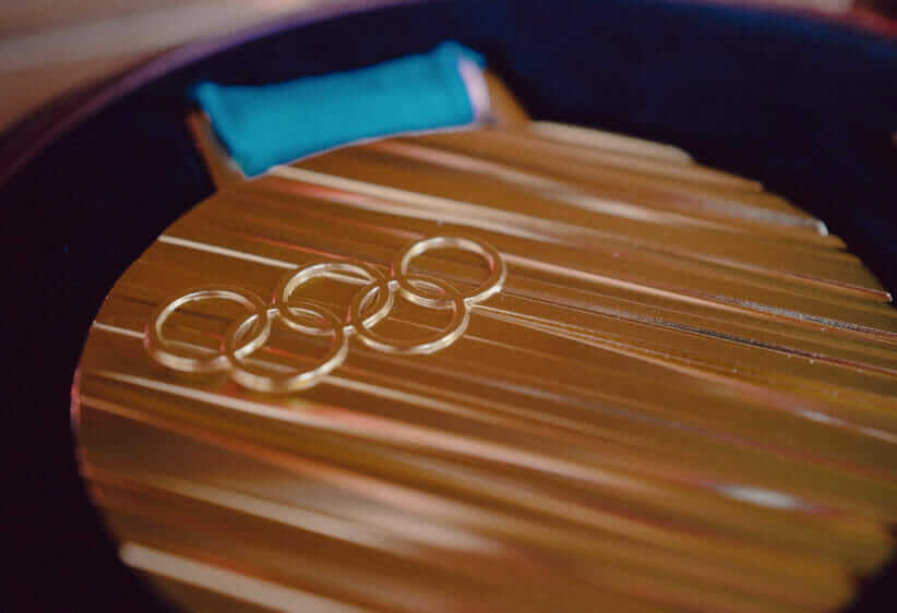 Recycled metal turned into Olympic medal