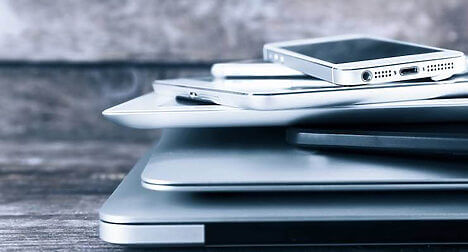 laptops and mobile devices to be recycled
