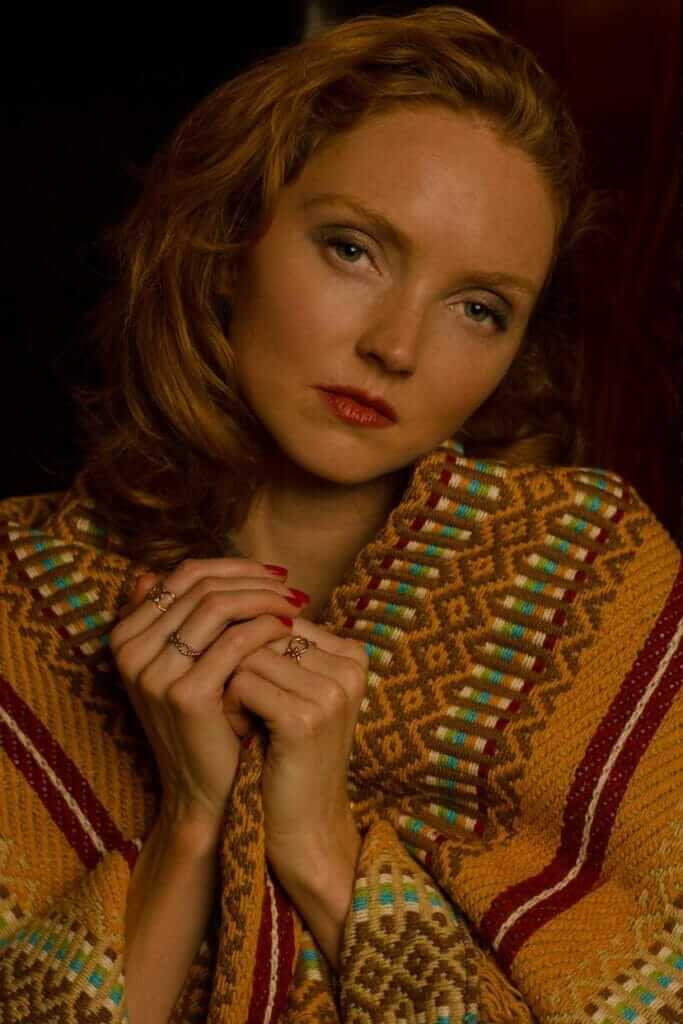 Lily Cole with jewellery by Lylie's