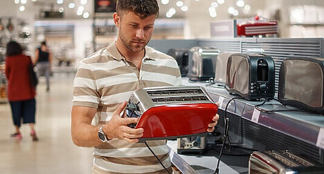 shopping for toaster