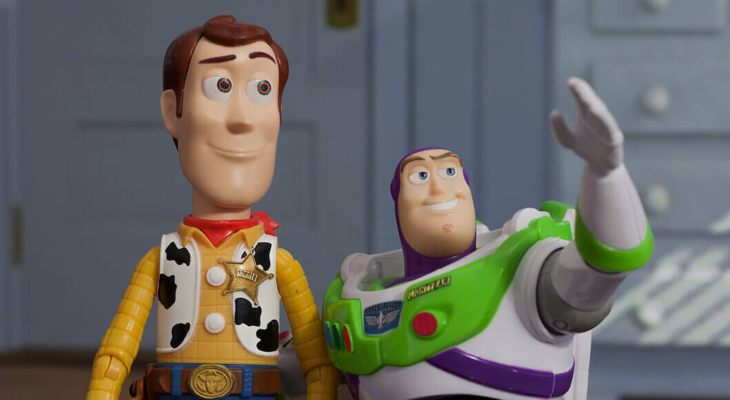 Buzz Lightyear & Woody Disney Pixar action figures from Toy Story