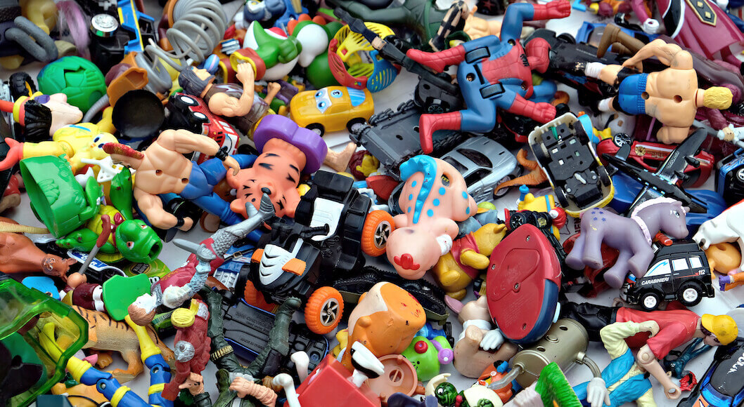 pile of old toys