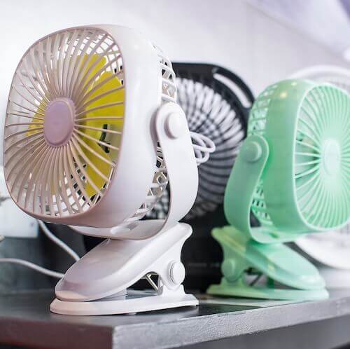 mini fans in store